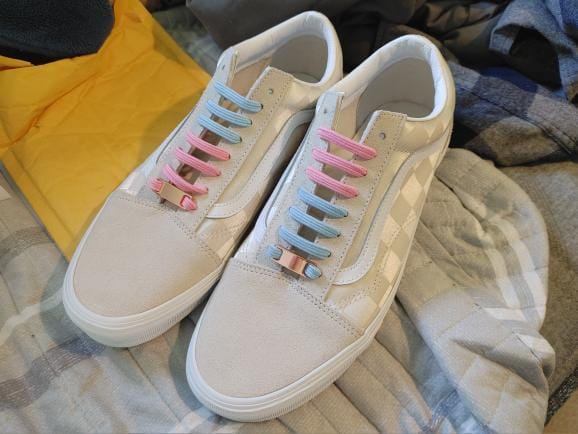 Customer photo review of uLace Slims - Baby Blue