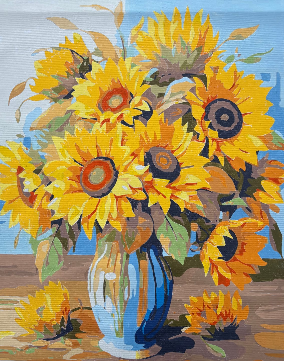 Customer photo review of Vase of Golden Blooms