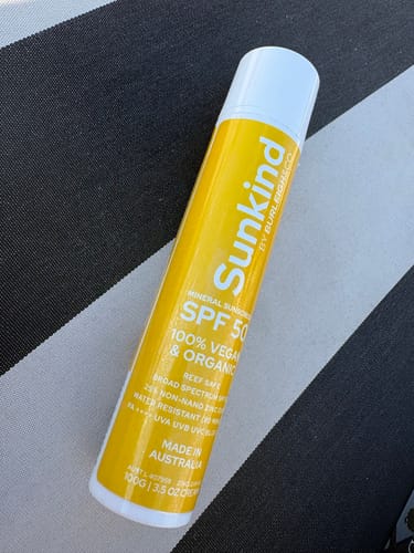 Customer photo review of Sunkind SPF 50 Mineral Sunscreen