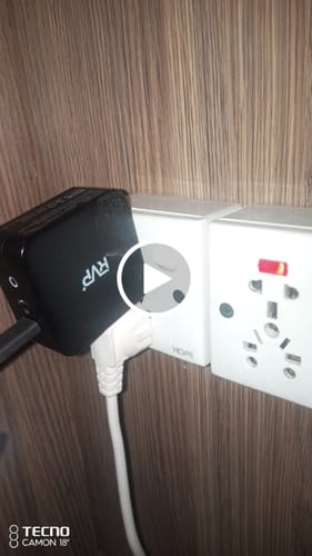 Customer video review of RVP 100W Charging Adaptor - Lot Imported