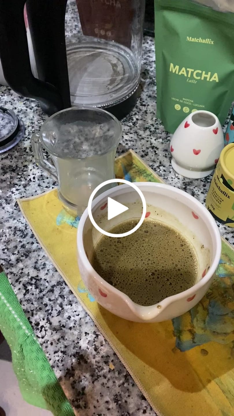 Customer video review of Matcha Latte