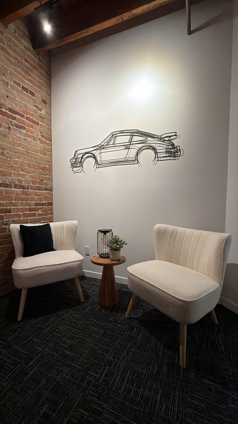 Customer photo review of P Generation 2 Silhouette Metal Wall Art