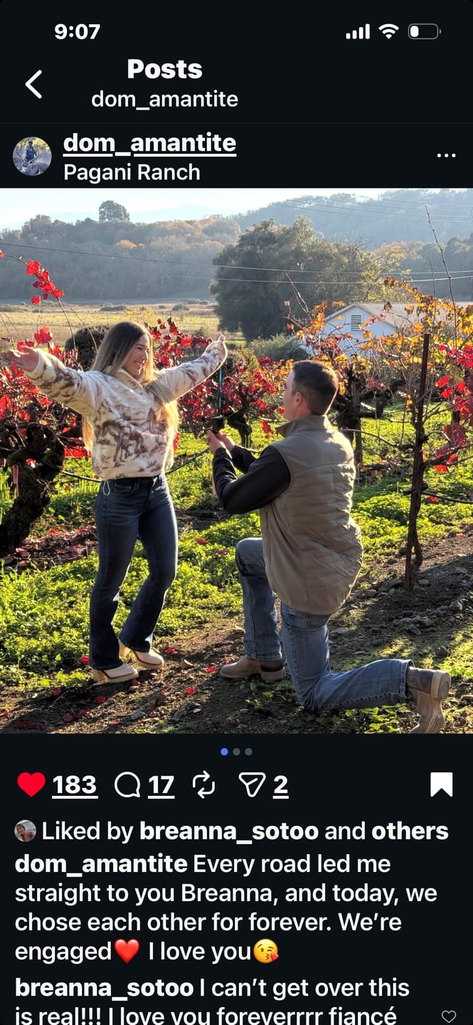 Customer photo review of Couple Marriage Proposal - Personalized Acrylic Ornament - Newly Engaged Gift, "She Said Yes!" Ornament, Just Engaged Gifts for Couples