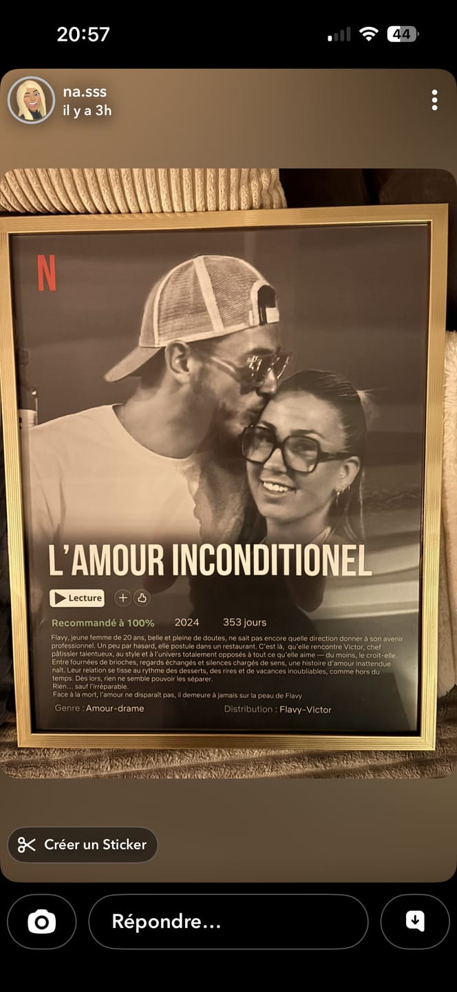 Customer photo review of Notre Propre Film - Affiche personnalisée