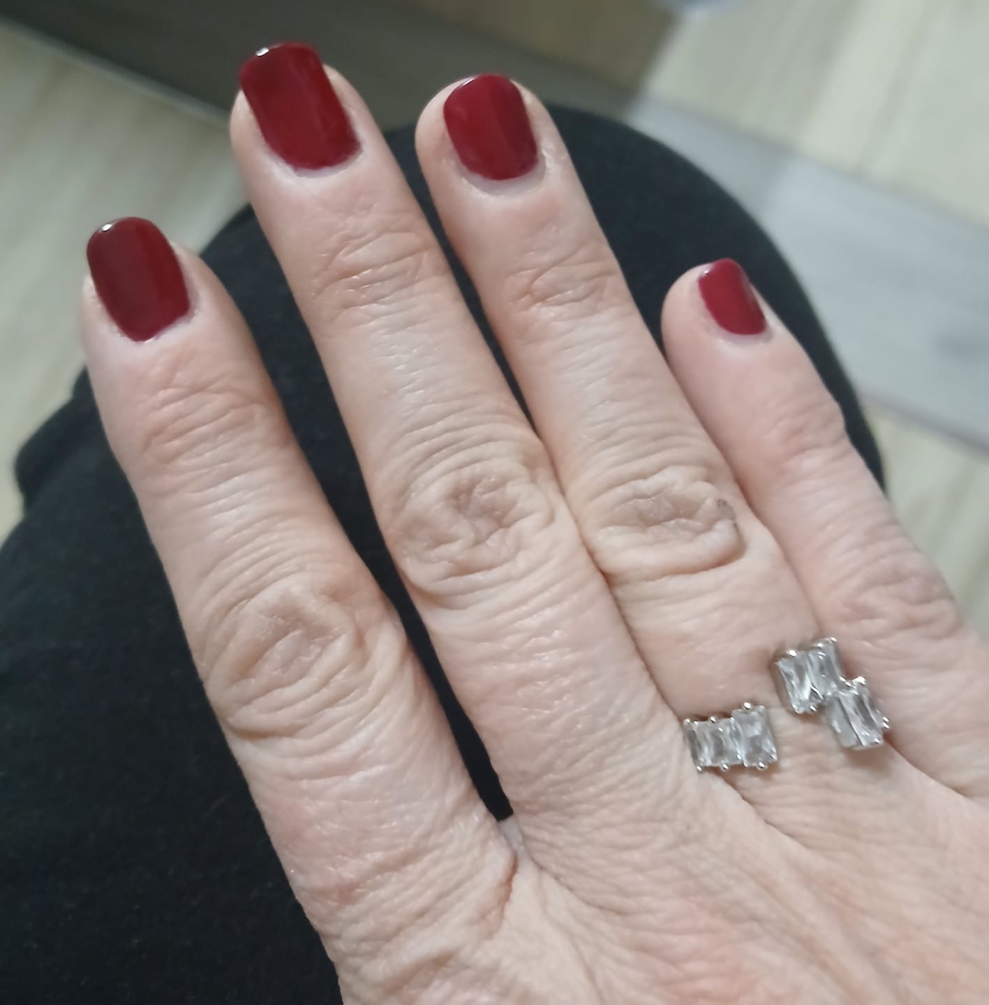 Customer photo review of Smalto Semipermanente LCI -  Bianco Latte