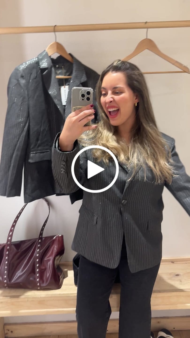 Customer video review of Blazer Raya Lurex Grey