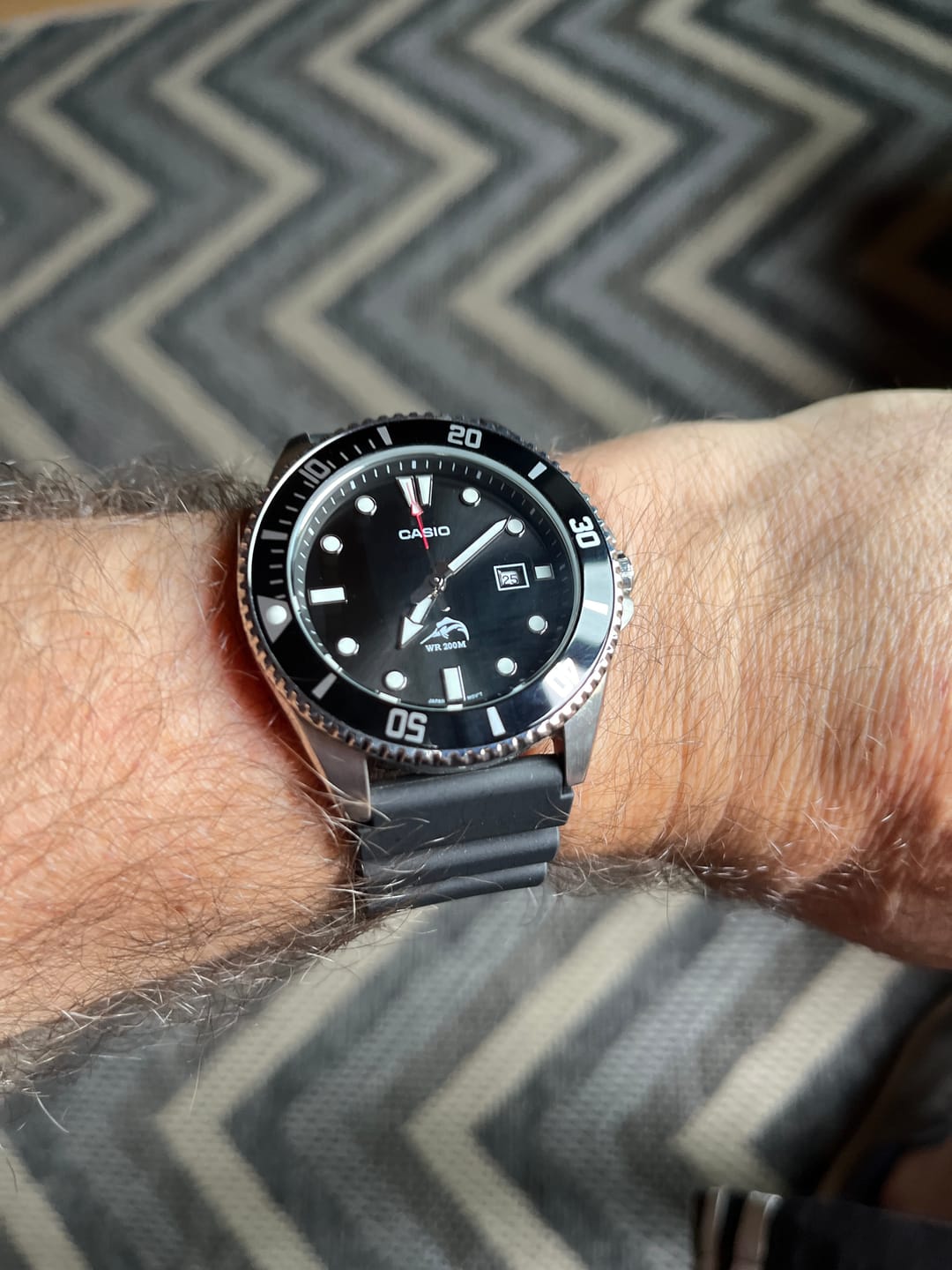Customer photo review of Reloj Casio Submariner Marlin Duro MDV106-1AV Negro Buceo