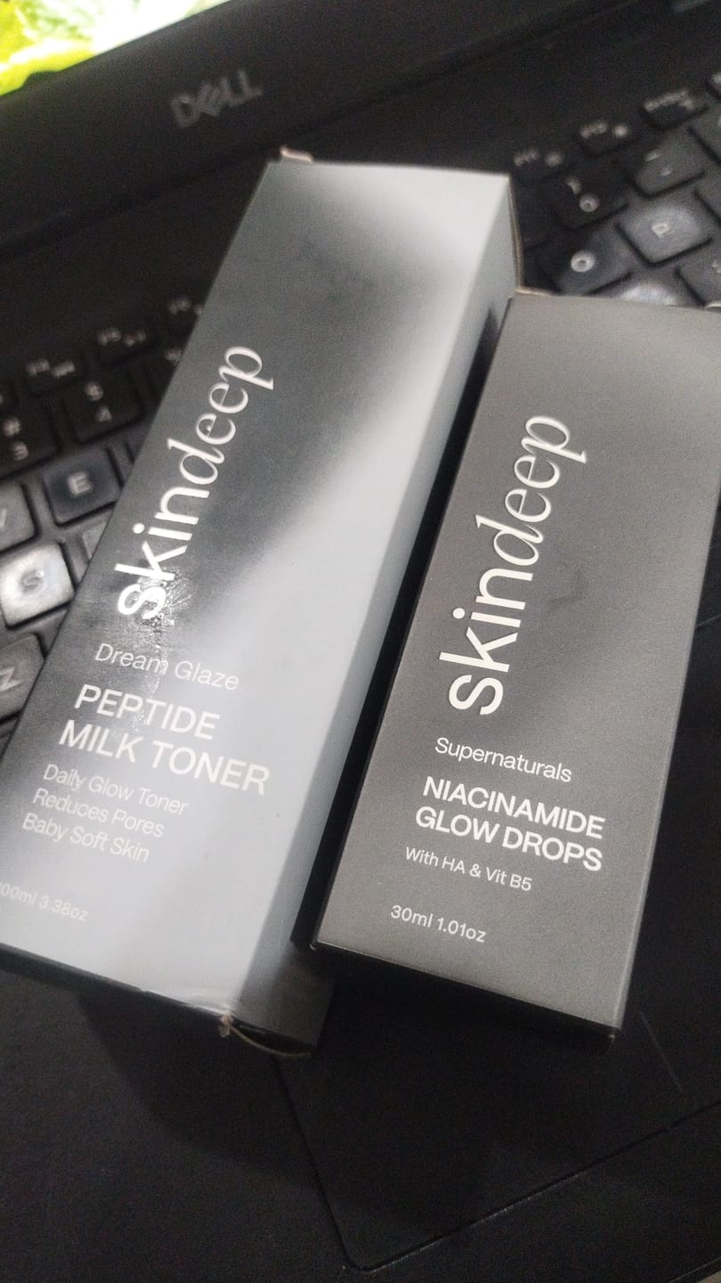 Customer photo review of NIACINAMIDE GLOW DROPS - with HA & Vit B5