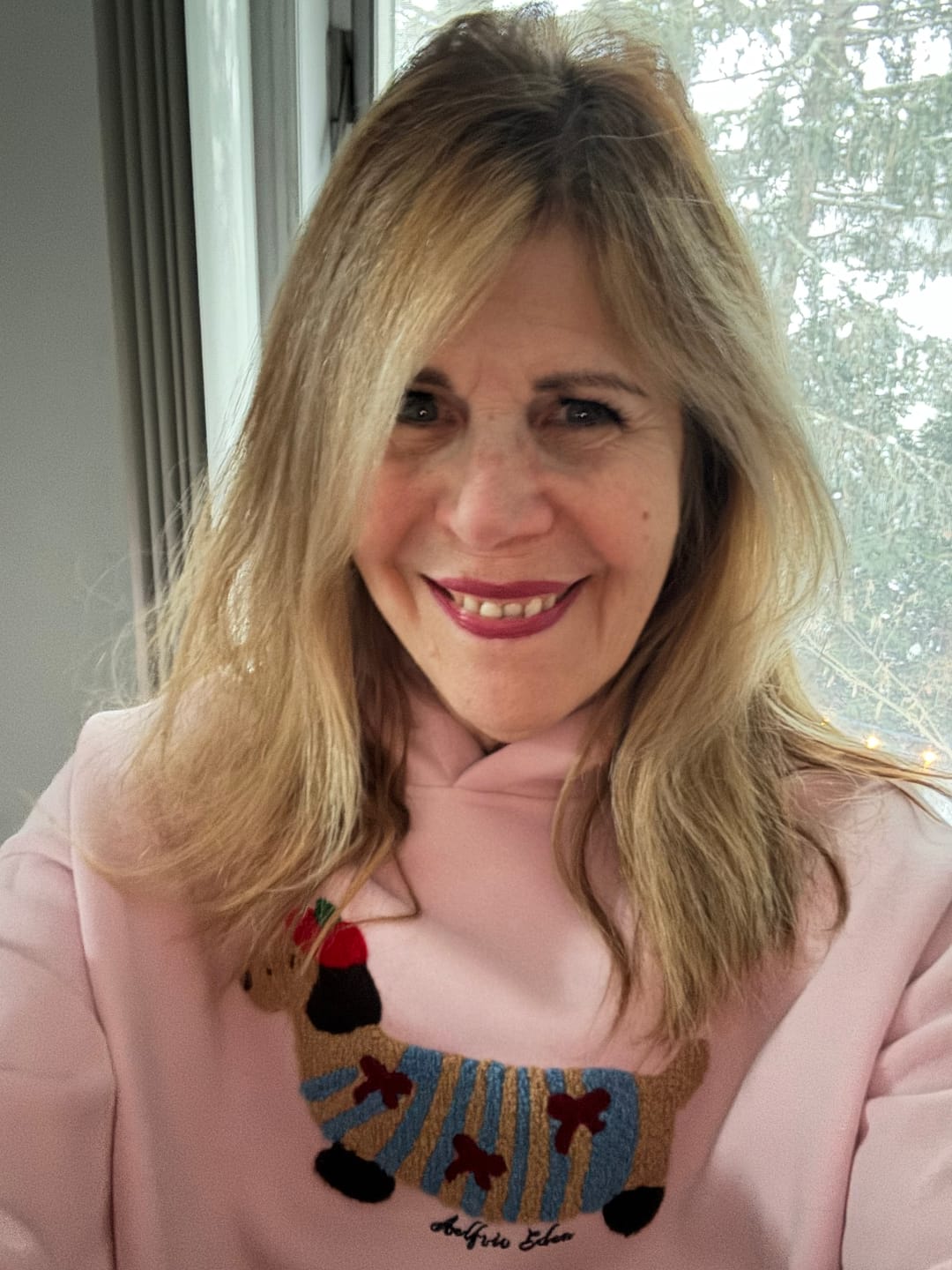 Customer photo review of Aelfric Eden Cartoon Dachshund Hoodie