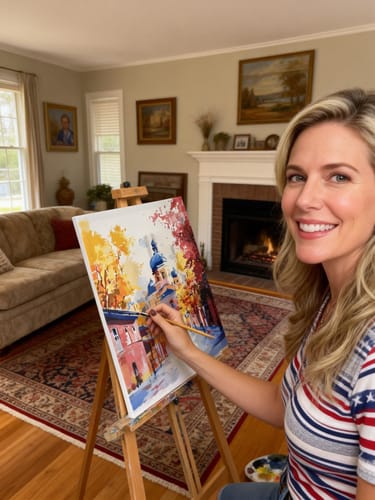 Customer photo review of Colorful street view