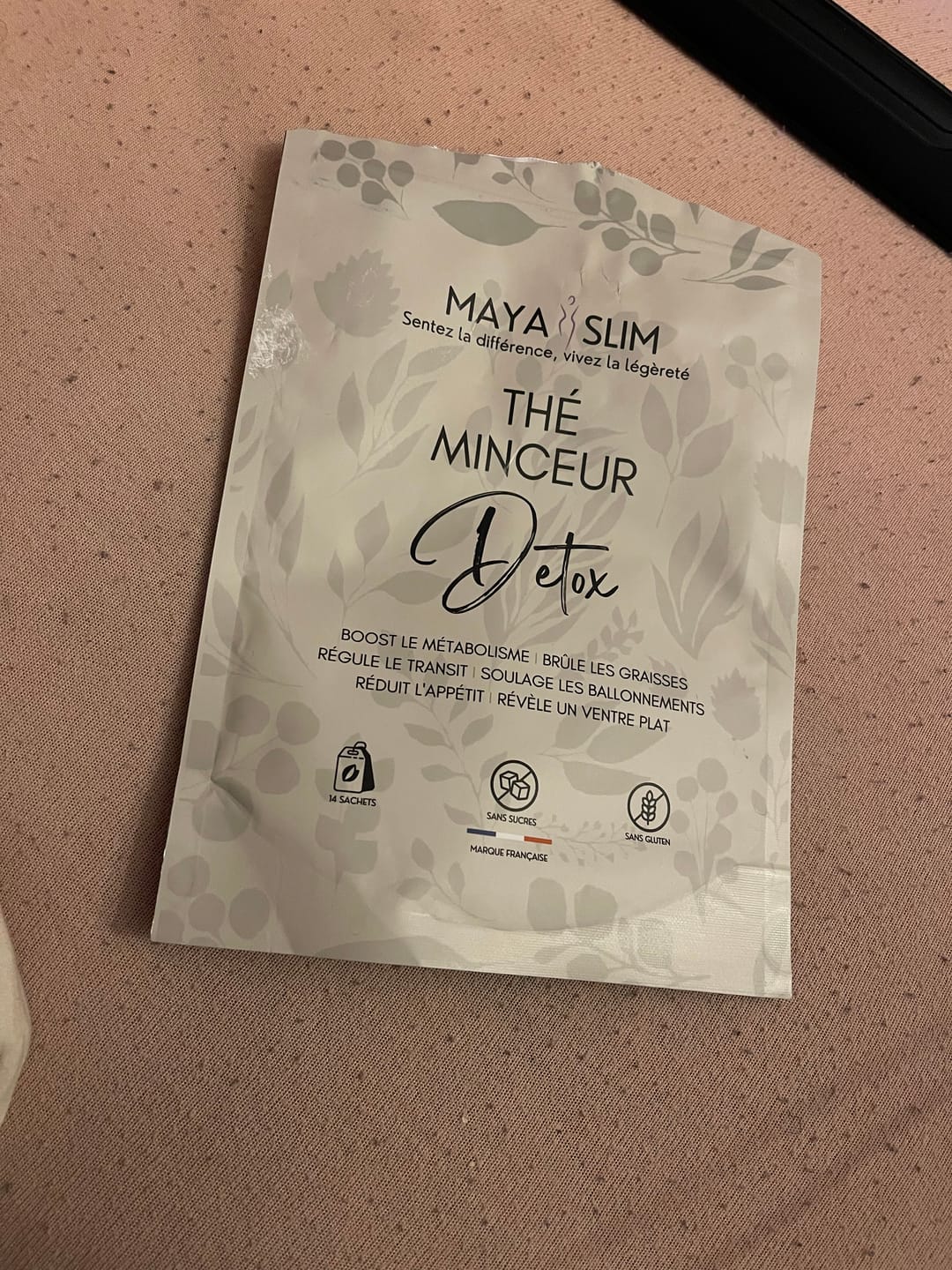 Customer photo review of Thé Minceur Detox