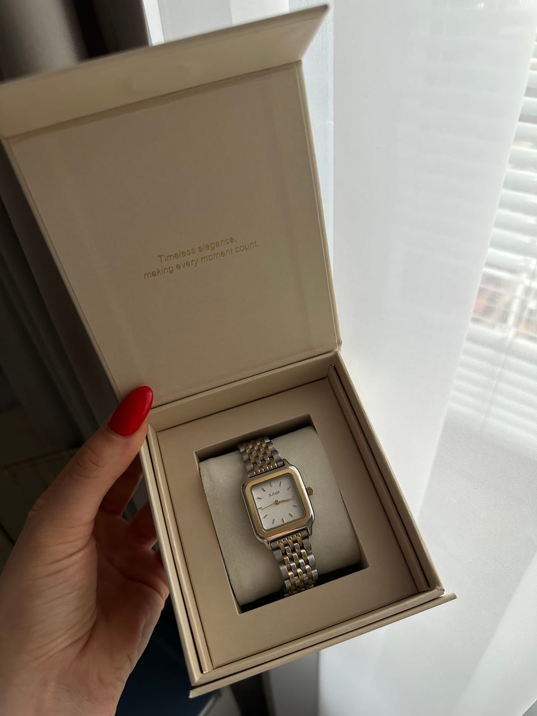 Customer photo review of Macy Gold Silver