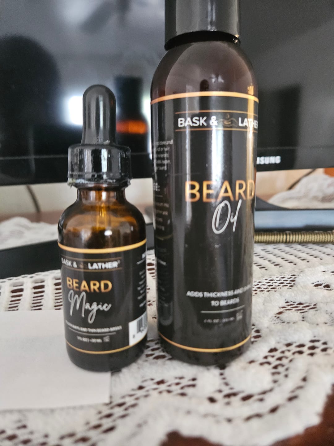 Customer photo review of Beard Growth Bundle