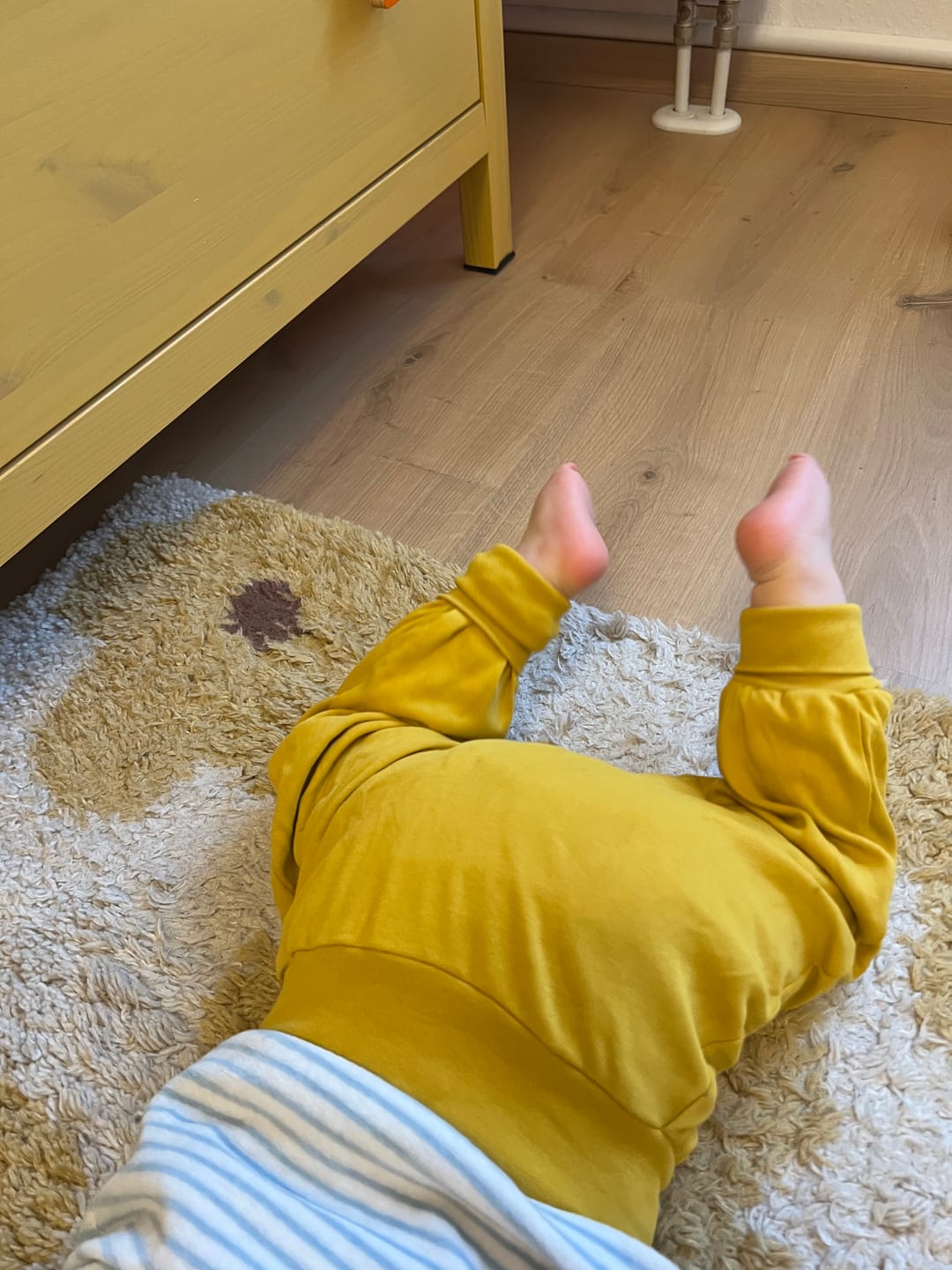 Customer photo review of Naturkind Biomode® Mitwachshose / Babyhose Uni senf
