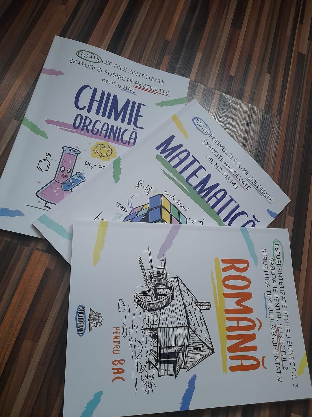 Customer photo review of Pachet Bacalaureat (Română + Matematică + Chimie Organică) Bacademia