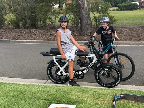 Customer photo review of Rat Bag Bundle [Kid's Cushion + Foot Peg]