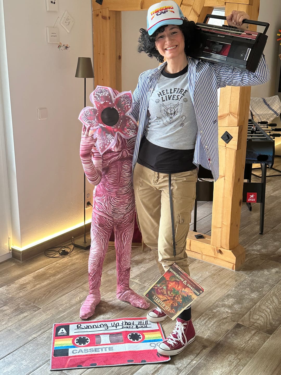 Customer photo review of Kinder Demodog Demogorgon Jumpsuit Stranger Things Demodog Overall mit Maske