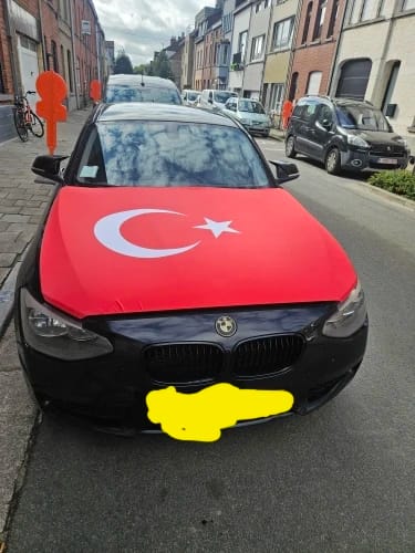 Customer photo review of Drapeau Capot Turquie 🇹🇷