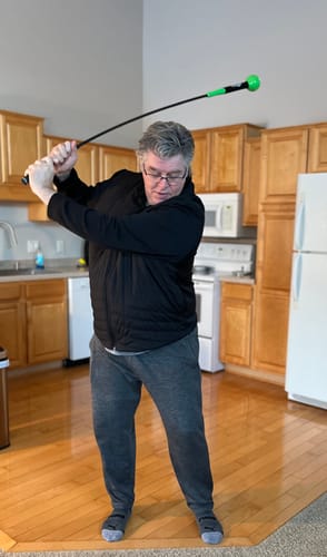 Customer photo review of TGP SmartWhip Golf Swing Trainer