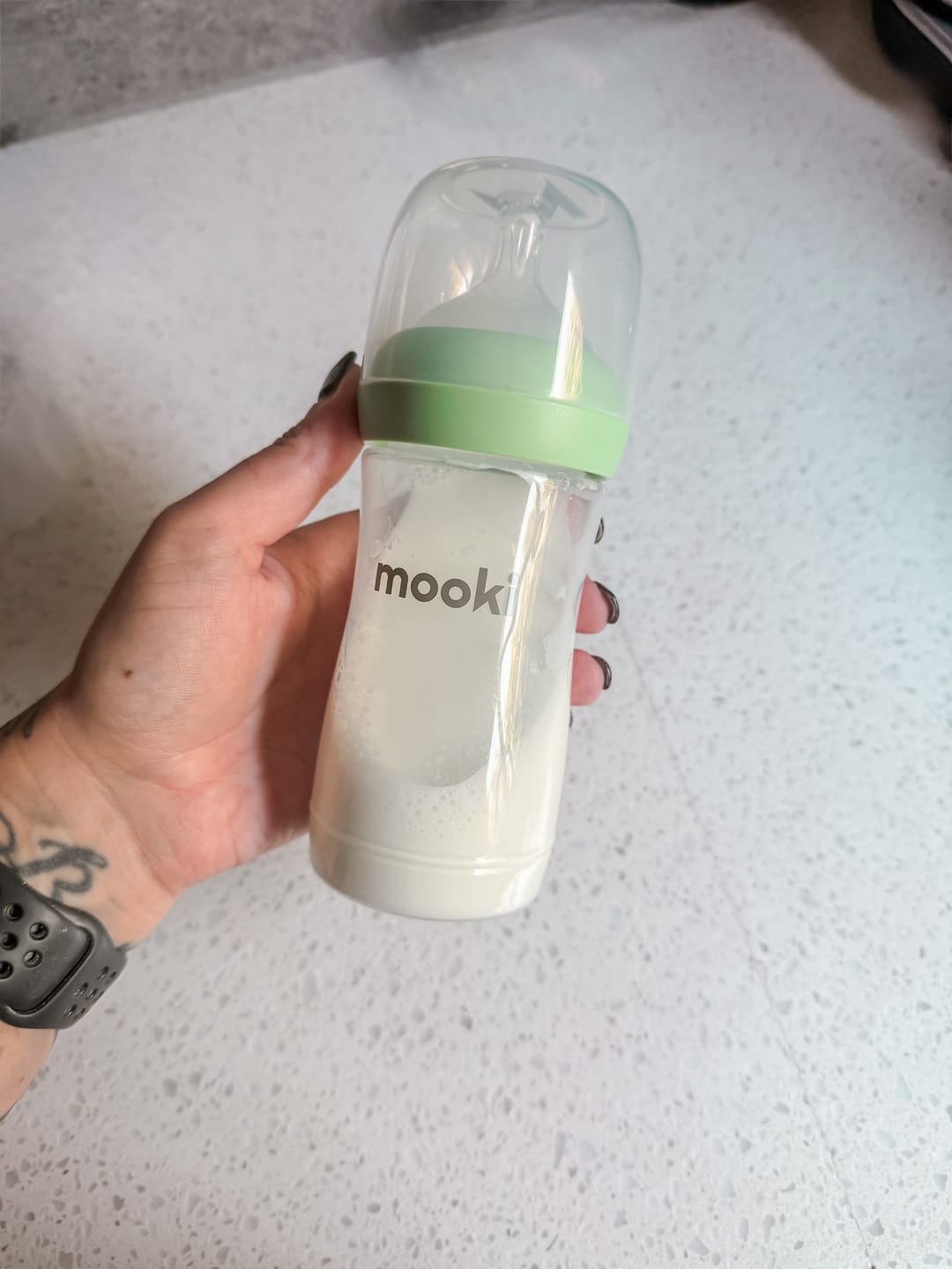 Customer photo review of The Dessert Edit – The One Baby Bottle (Twin Pack)