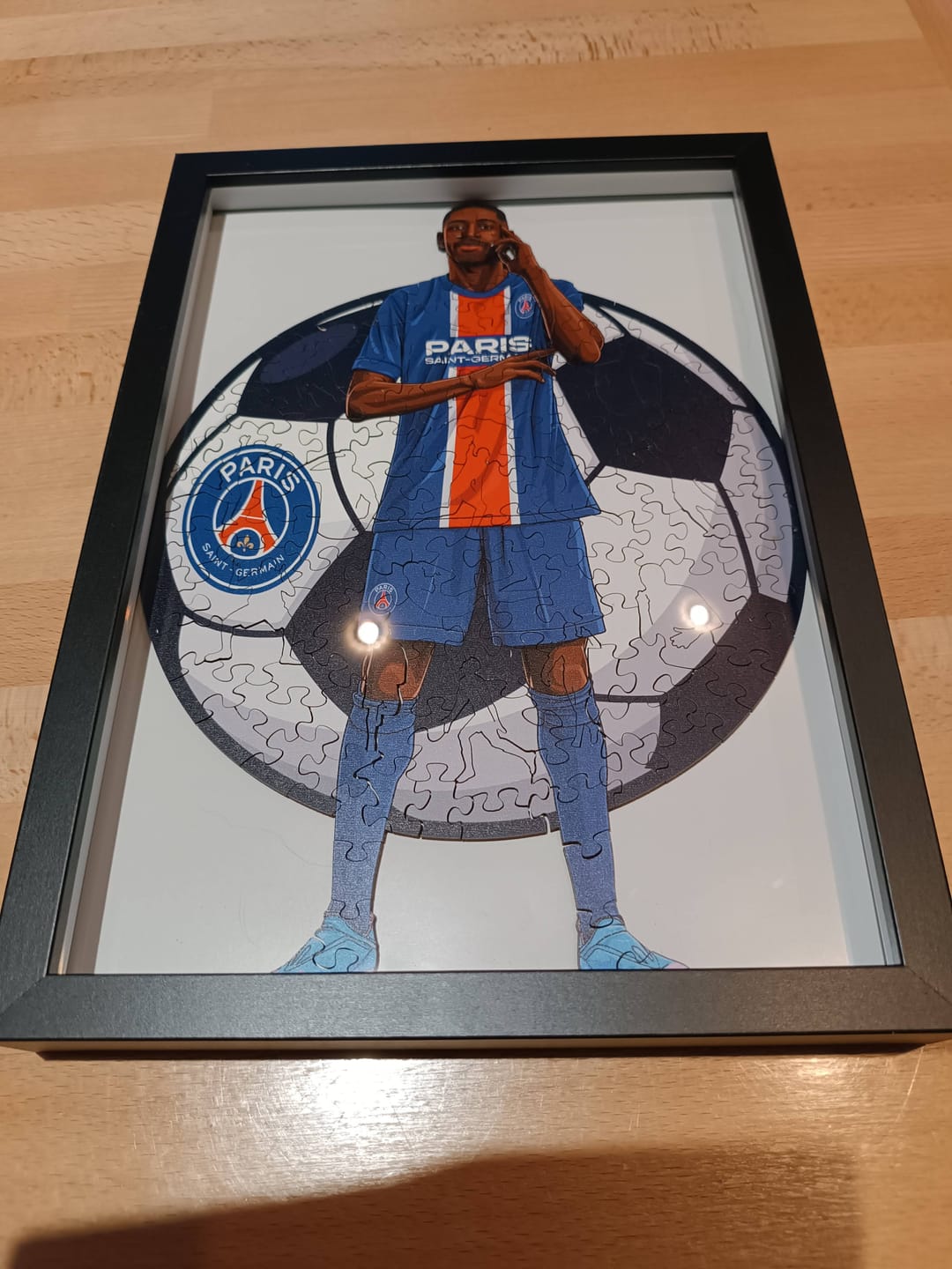 Customer photo review of Ousmane Dembélé - Puzzle en Bois