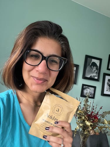 Customer photo review of Mushroom Gummies