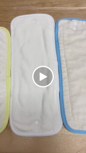 Customer video review of 4-Layer Bamboo Viscose Cloth Diaper Insert