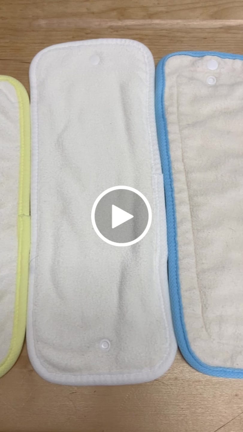 Customer video review of 4-Layer Bamboo Viscose Cloth Diaper Insert