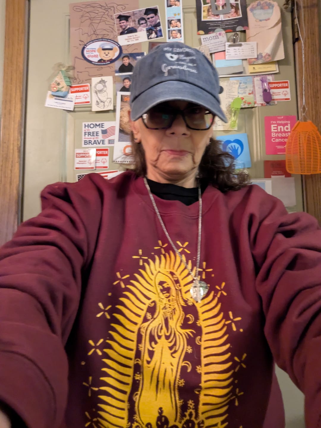 Customer photo review of Unisex Virgencita Protection Sweatshirt