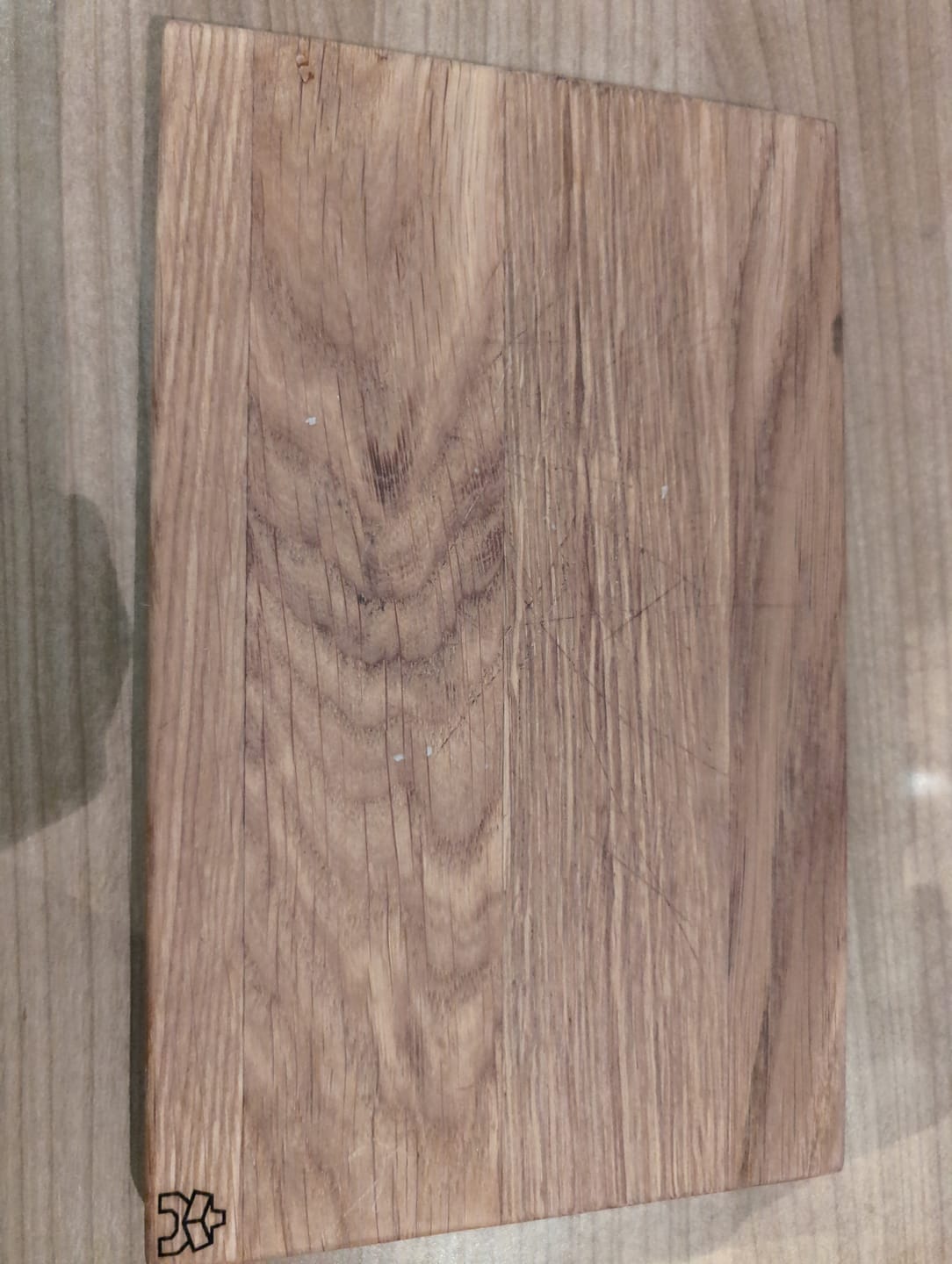 Customer photo review of Schneidebrett Holz Eiche BEMME