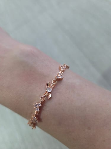 Customer photo review of Diana Bow Bracelet
