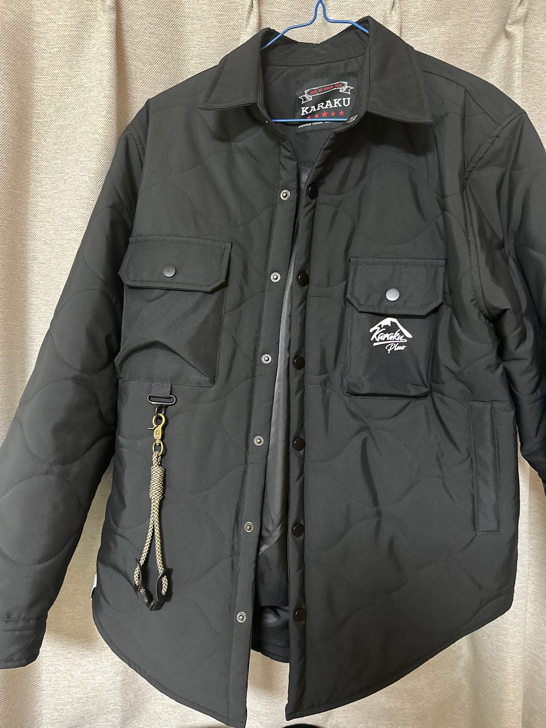 Customer photo review of 機能4ポケット　中綿入りキルティングジャケット