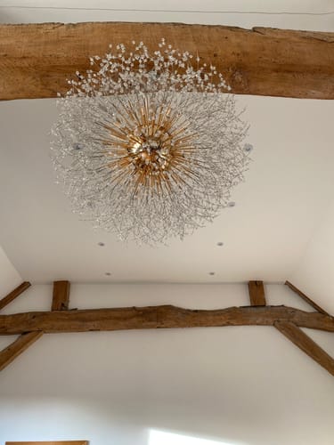 Customer photo review of 16-Light Oversized Sputnik Firework Chandelier