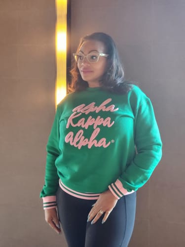 Customer photo review of AKA Timeless Sweatshirt