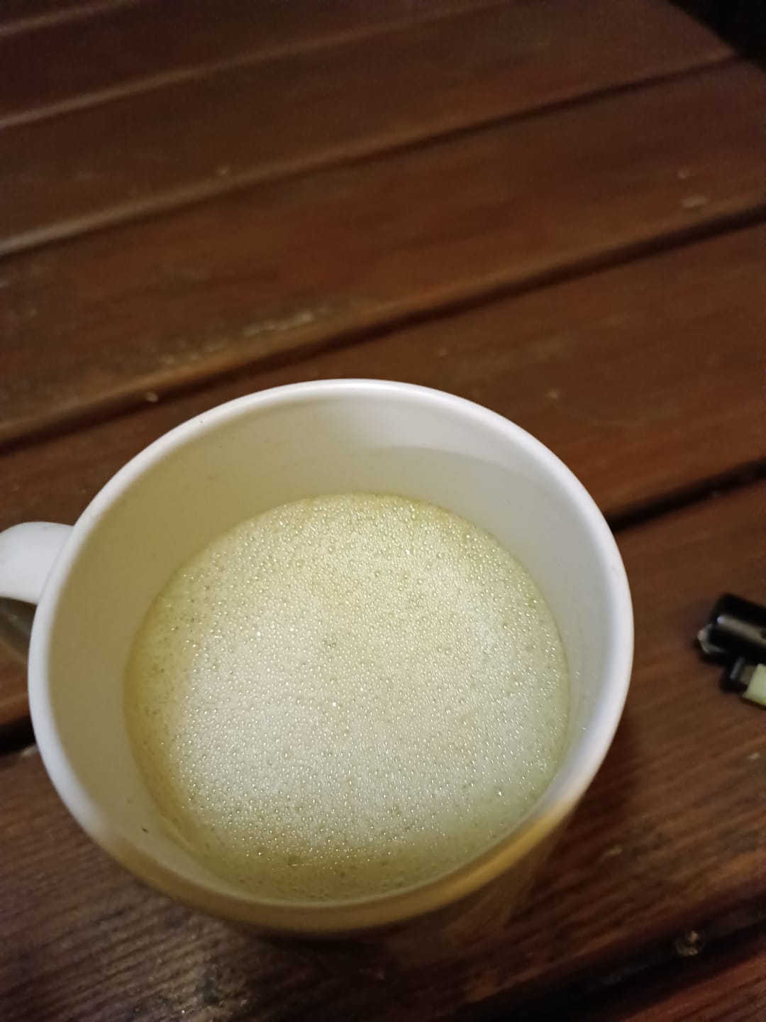 Customer photo review of Té Matcha Premium Fresa