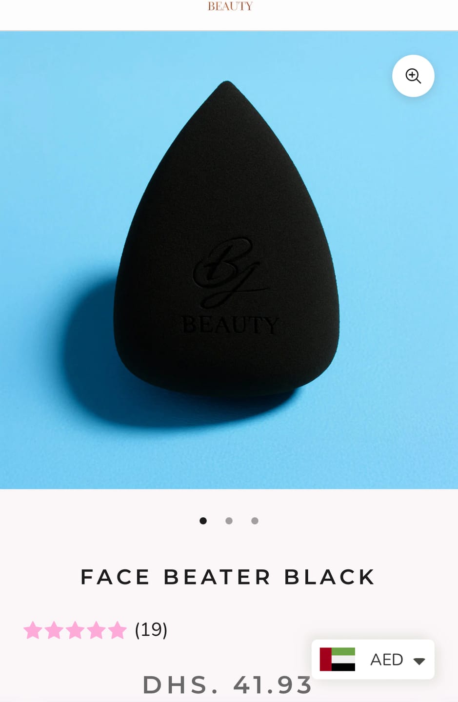 Customer photo review of Face beater Black