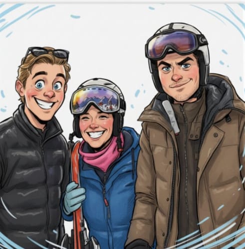 Customer photo review of Jouw Foto in Karikatuur Stijl - Gepersonaliseerde Tegel