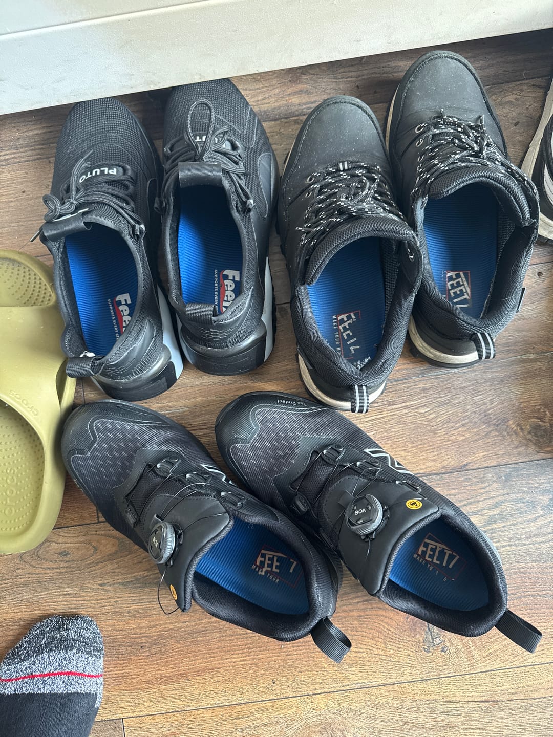 Customer photo review of Feetz® Blue One