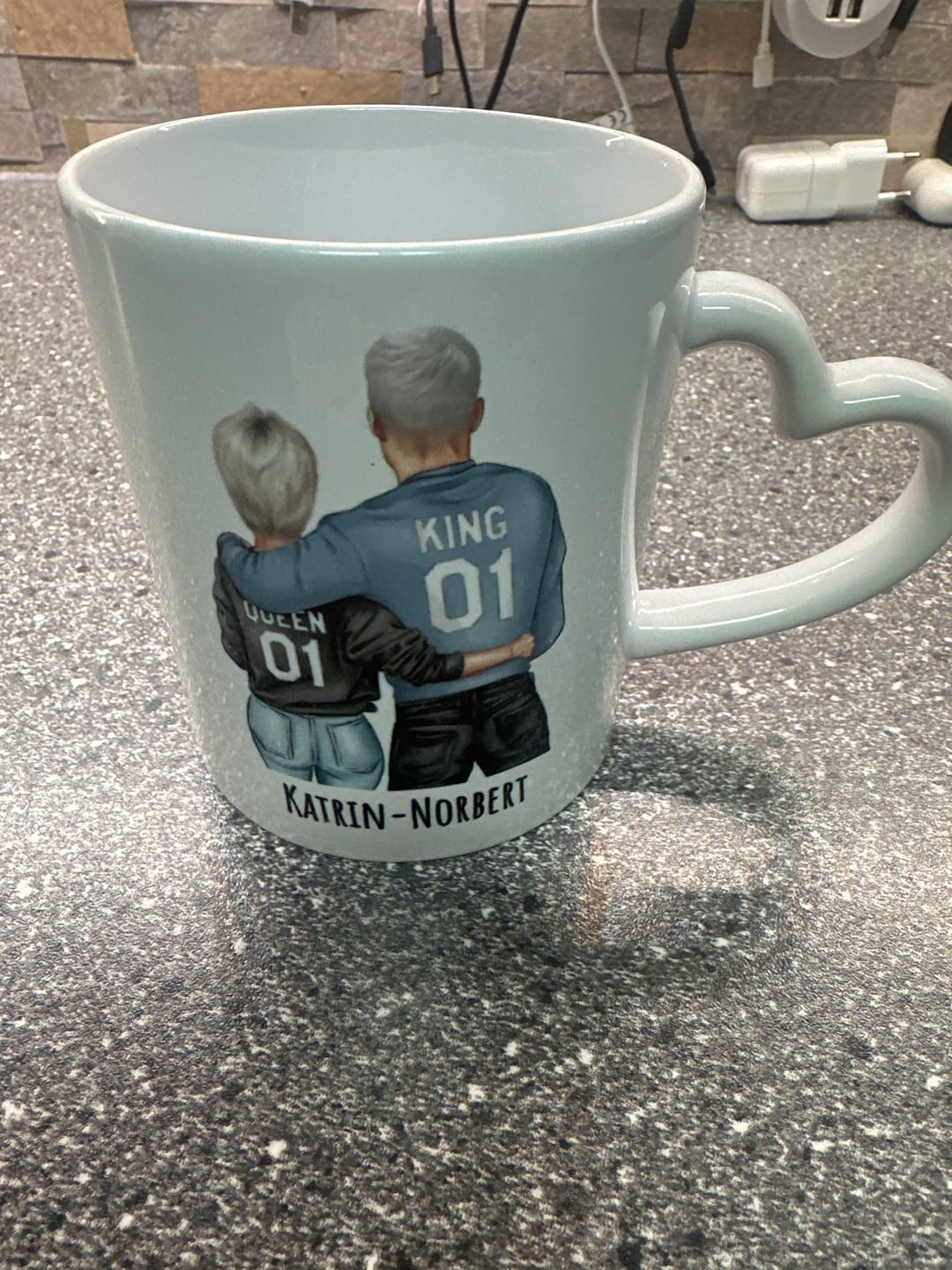 Customer photo review of Jeden Tag - Paar-Tasse