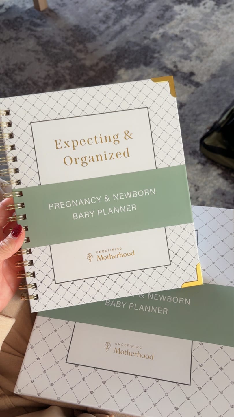 Customer photo review of Expecting & Organized: Pregnancy & Baby Planner