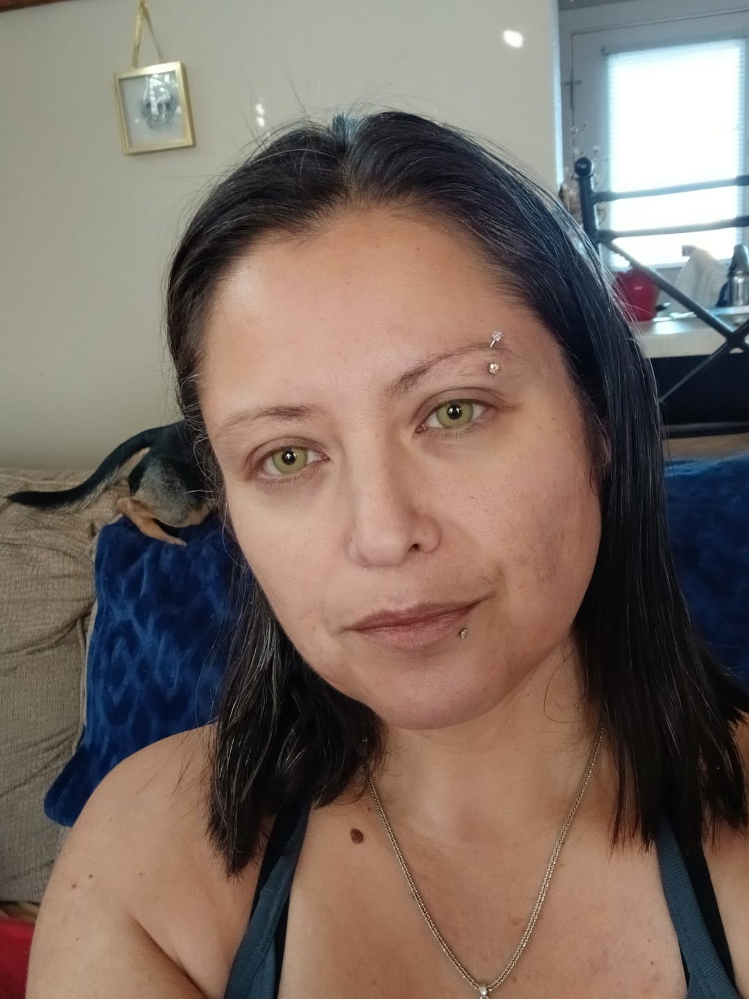 Customer photo review of Three Tone HONEY Brown Prescription Coloured Contact Lenses