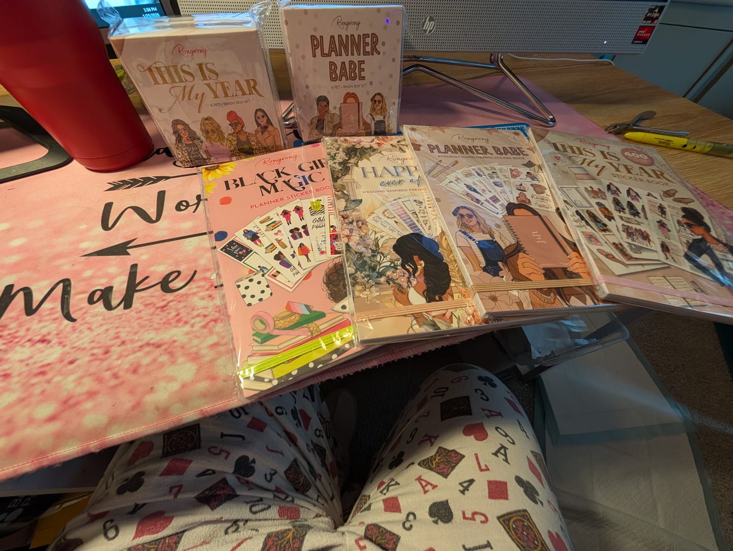 Customer photo review of This Is My Year Planner Sticker Book