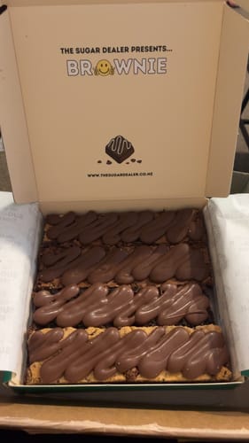 Customer photo review of Almost naked brownie