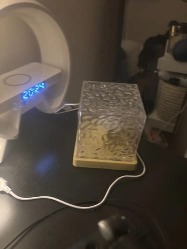 Customer photo review of Norcube™ Lampada a Cubo  – Lampada a Cubo con 16 Effetti di Aurora Boreale