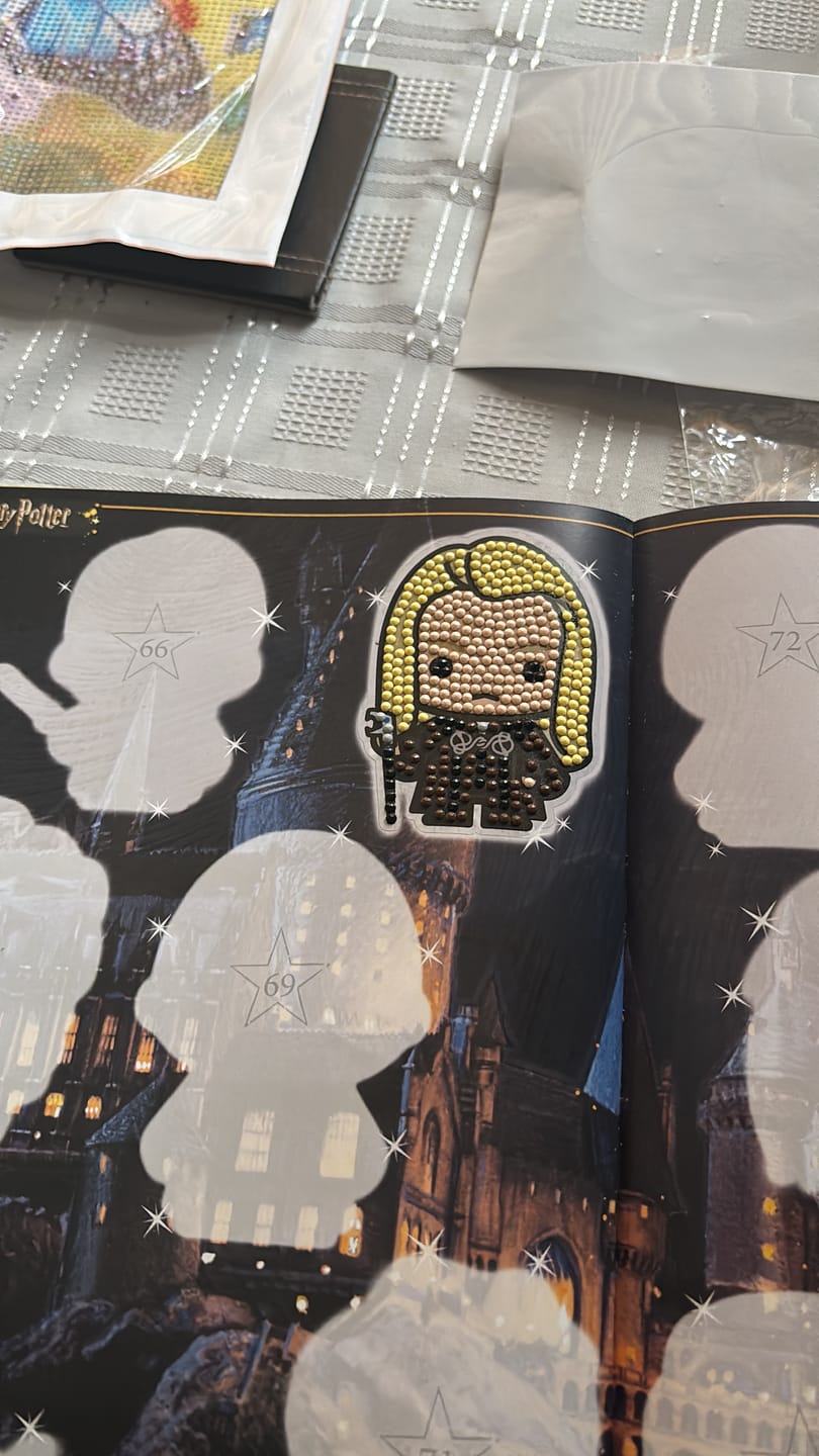 Customer photo review of Harry Potter Crystal Art Sticker Album - Starter Pack