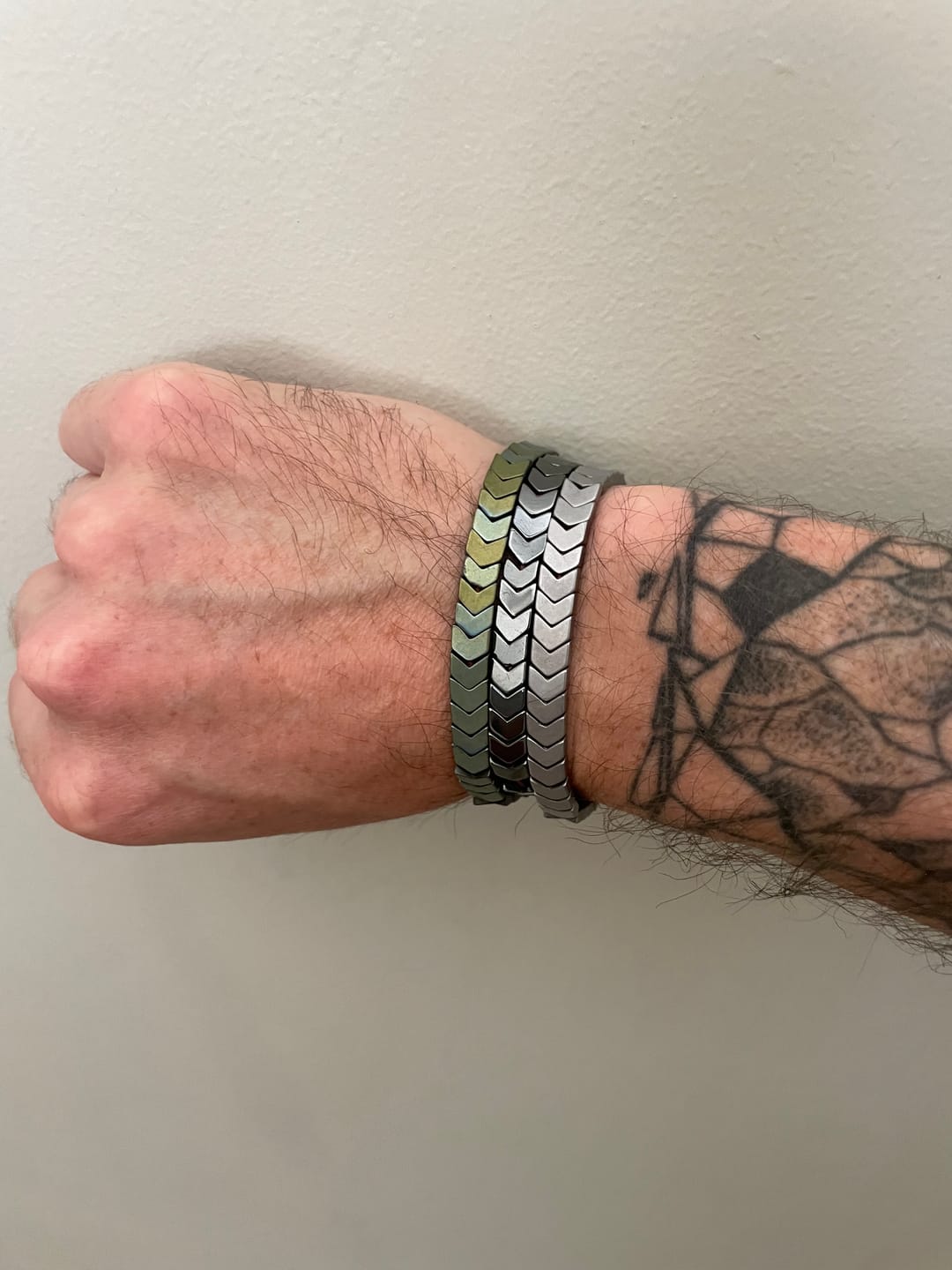 Customer photo review of The Minimalist (Green) - Brushed Army Green Bracelet