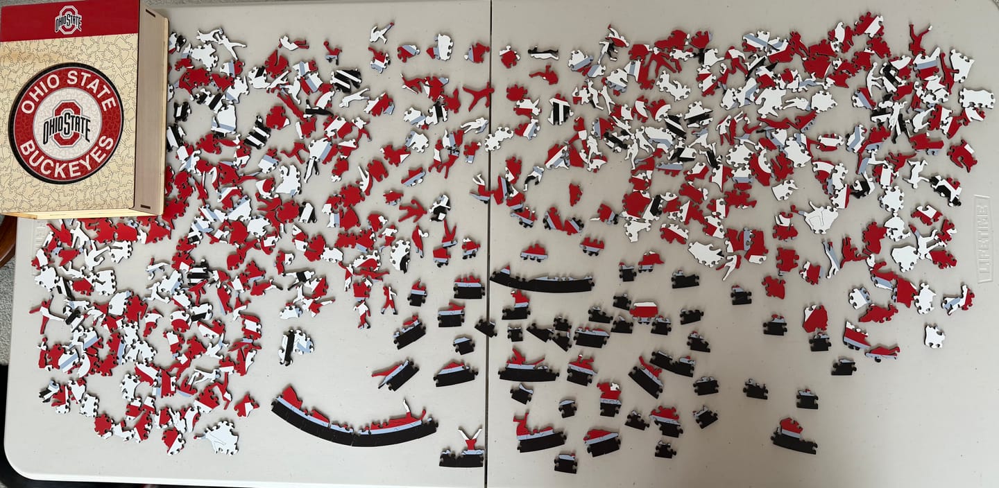 Customer photo review of Ohio State University - Wooden Puzzle