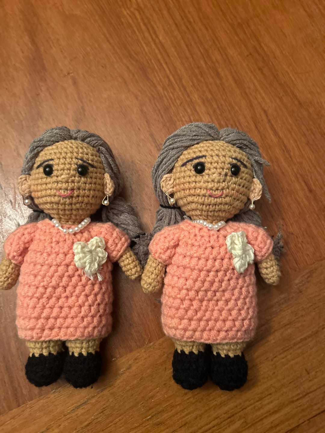 Customer photo review of Tranquil® - Personalized Crochet Doll with Photo Card (Christmas CUT-OFF: Nov 25th)