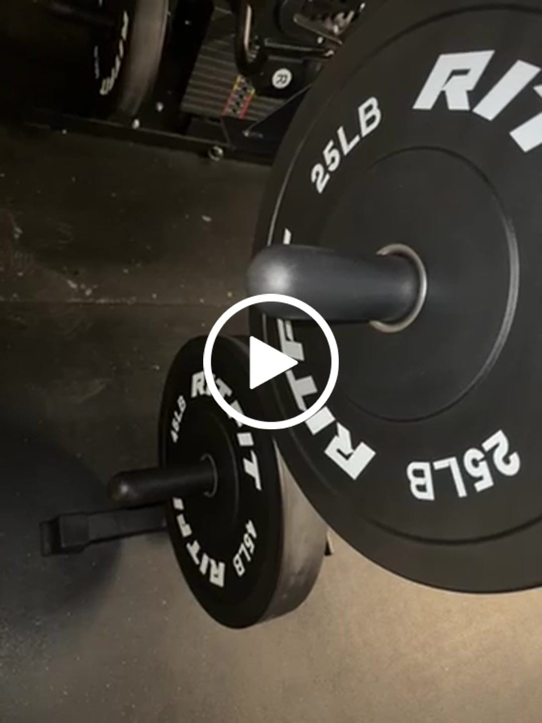 Customer video review of RitFit Bumper Plates Olympic Rubber Weight Plates, 2-inch