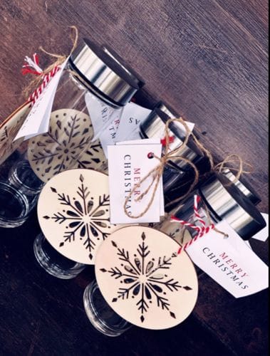 Customer photo review of Skinny Series Wide Mouth Glass Bottles Set w/ Stainless Steel Lids